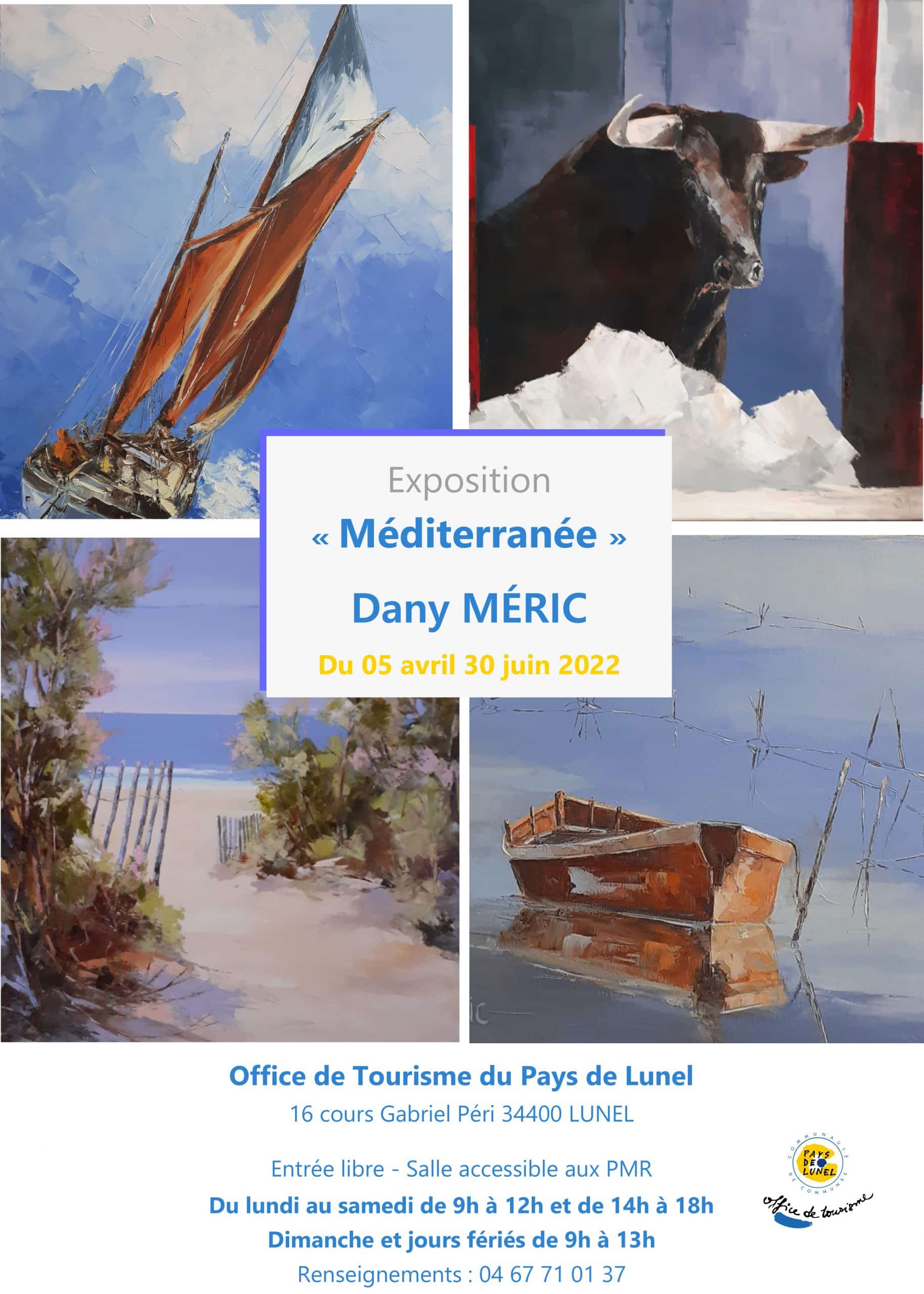 Affiche_Expo_Dany Méric_OT_Pays_de_Lunel – 1 Affiche_Expo_Dany Méric_OT_Pays_de_Lunel - 1