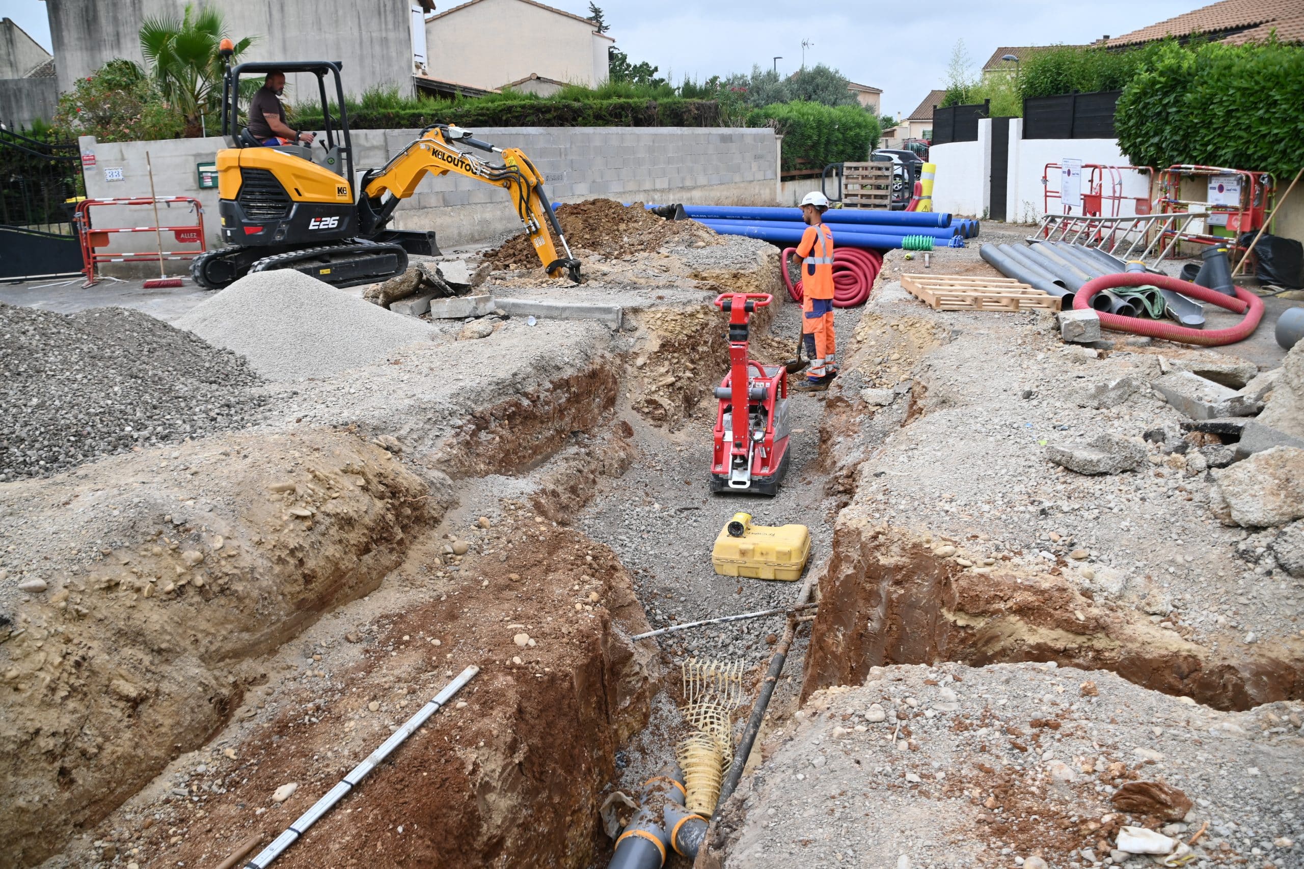 Rue de la Fenaison : les travaux ont débuté