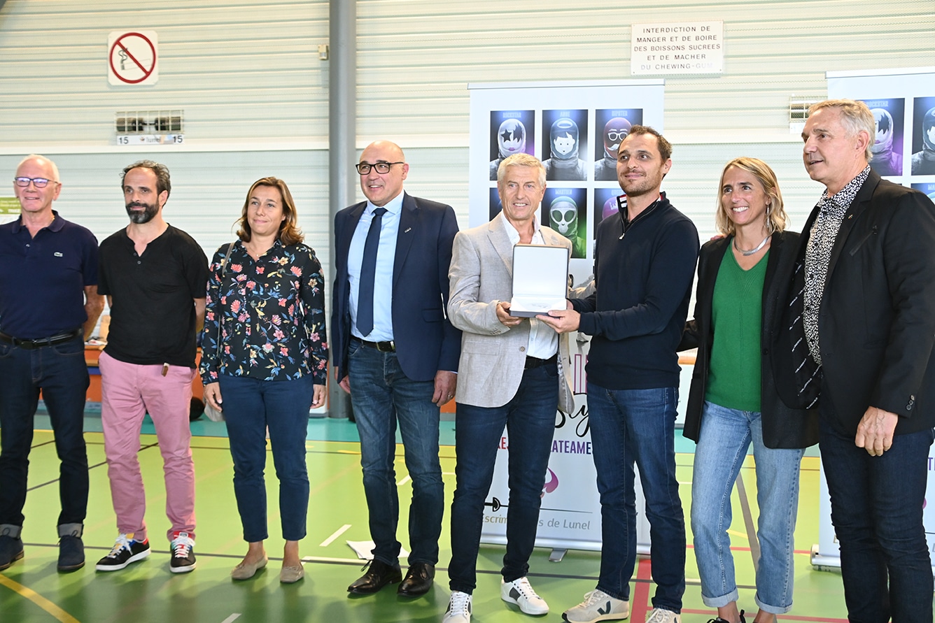 Le Club d’Escrime lunellois honoré par sa Fédération Française