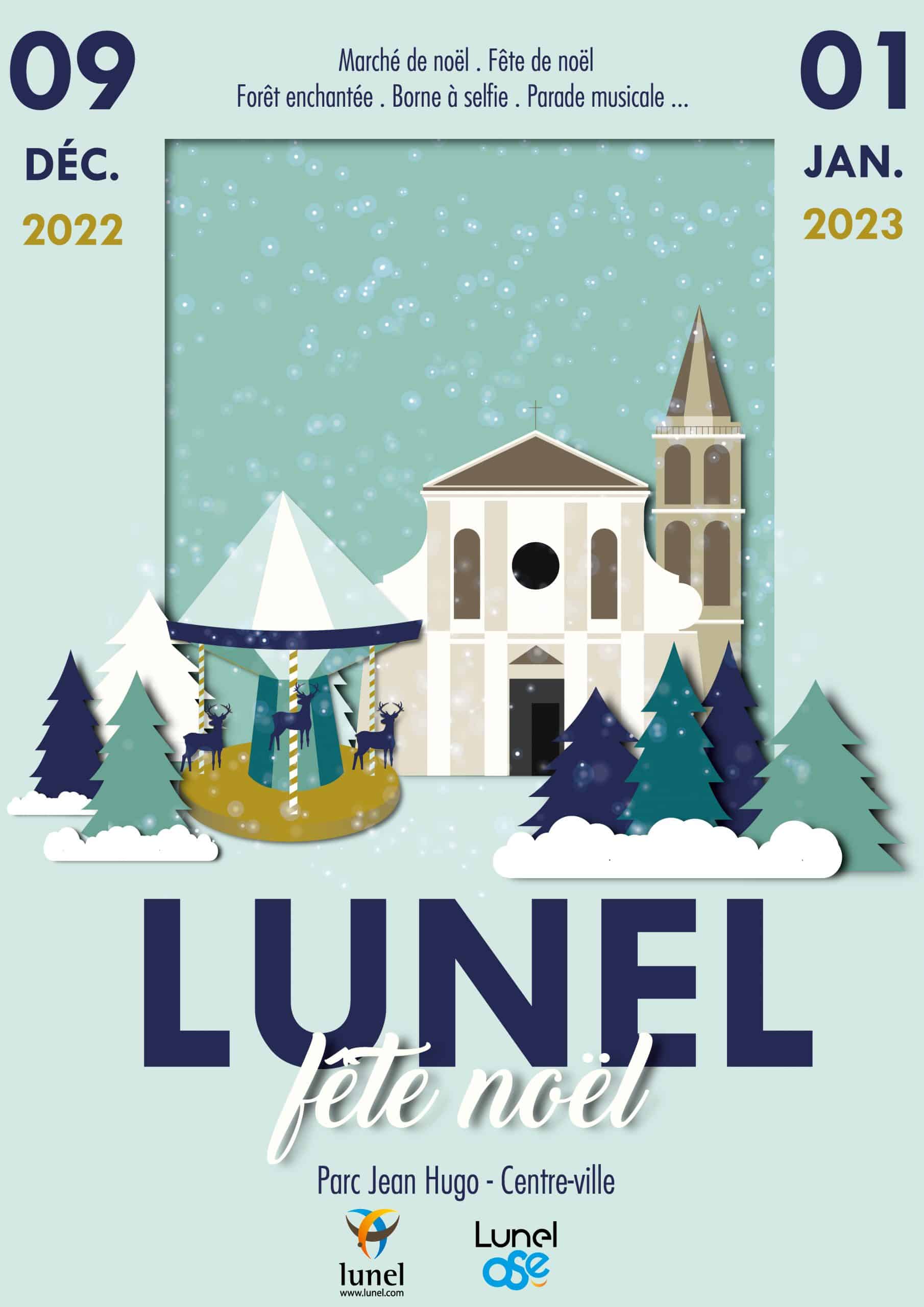 Festivités de noël à Lunel