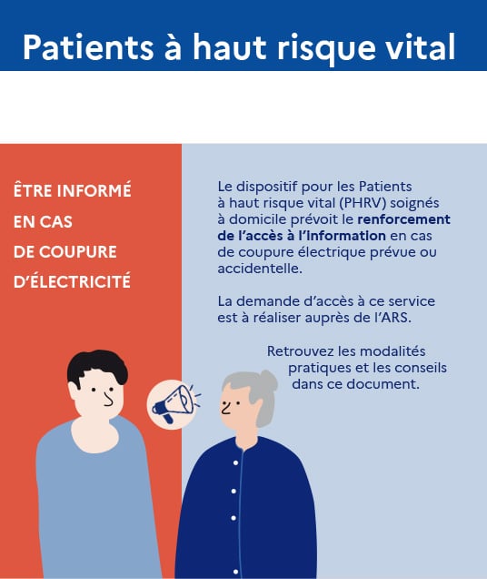 Délestage électrique : un service d’information pour les patients à haut risque vital