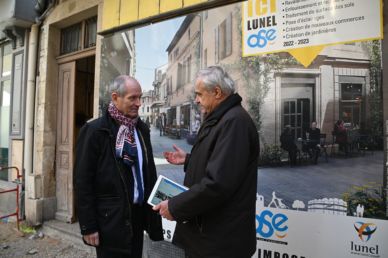 Le Préfet Action Coeur de Ville en visite à Lunel