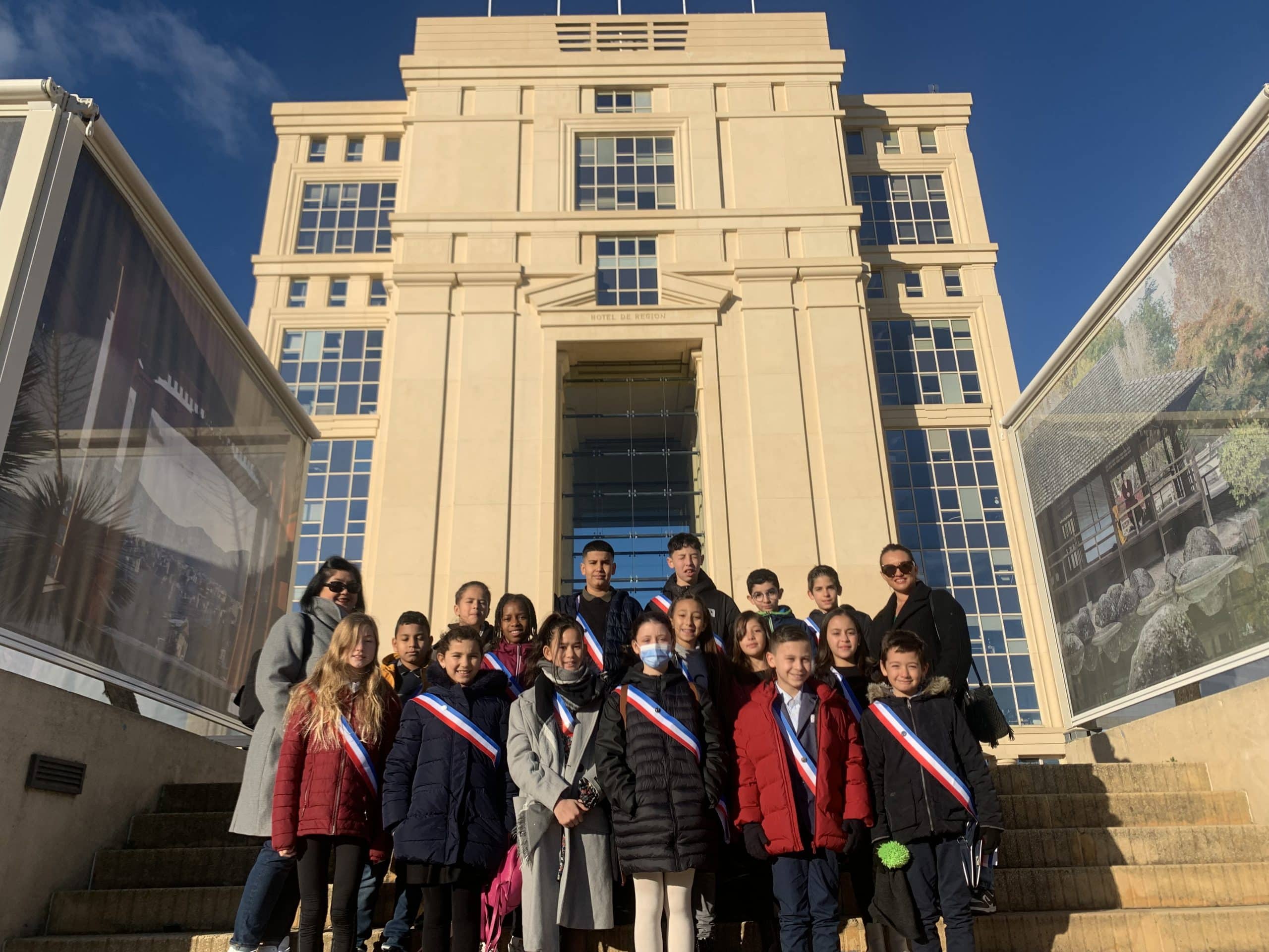 Les jeunes élus lunellois en visite à Montpellier