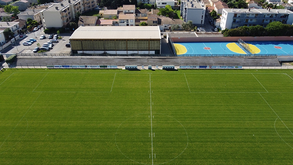 Complexe F. Brunel : des travaux de modernisation et d’aménagement pour le terrain d’honneur