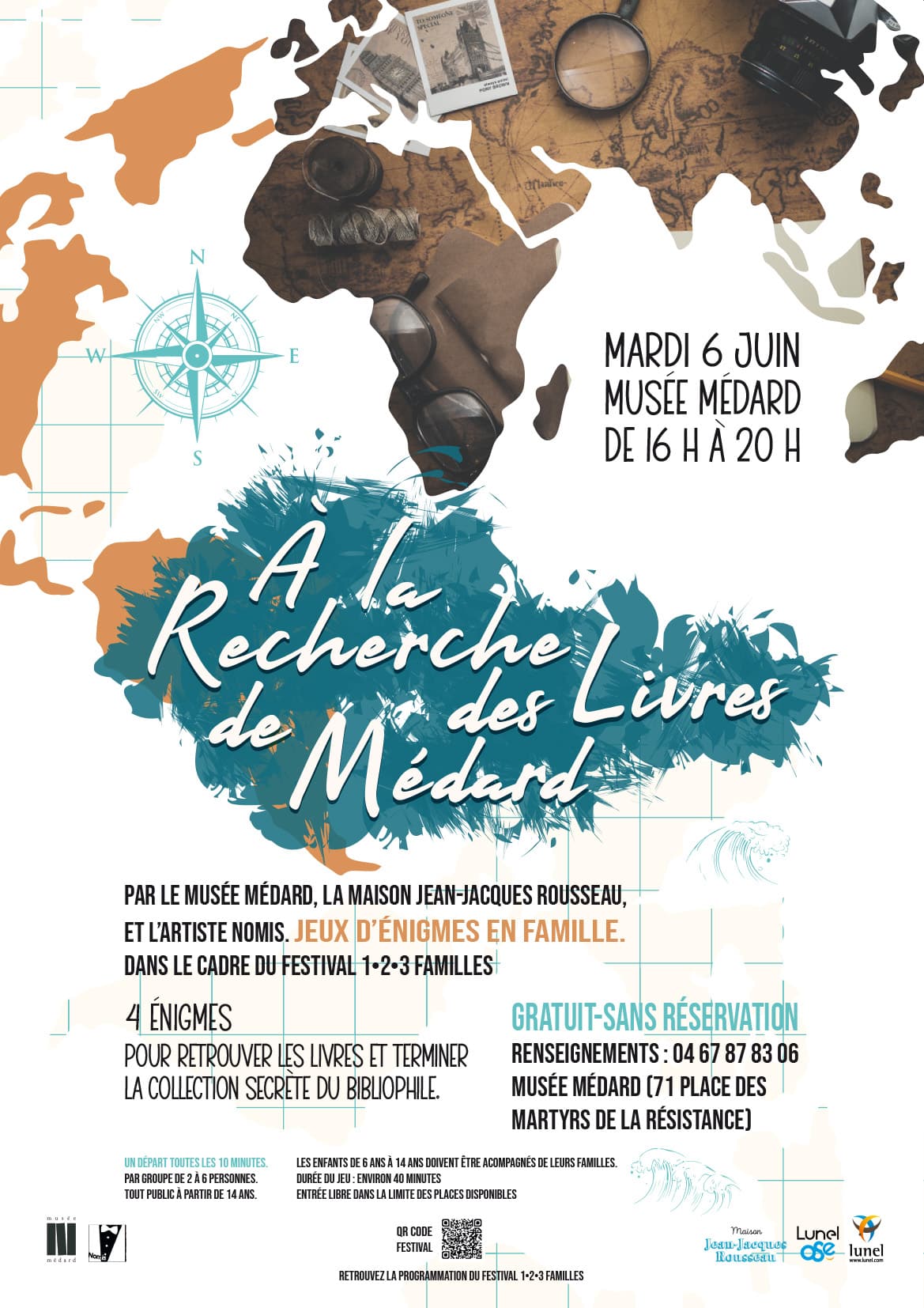 Festival "1, 2, 3 Familles !" - À la recherche des livres de Médard