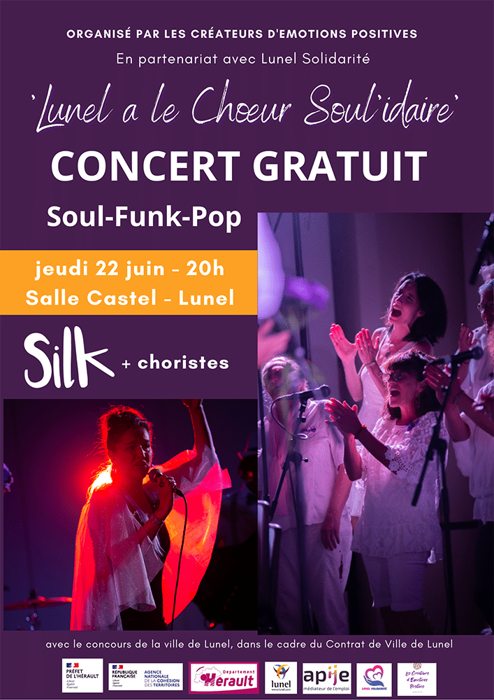 Lunel a le Choeur Soul'idaire ! - Concert