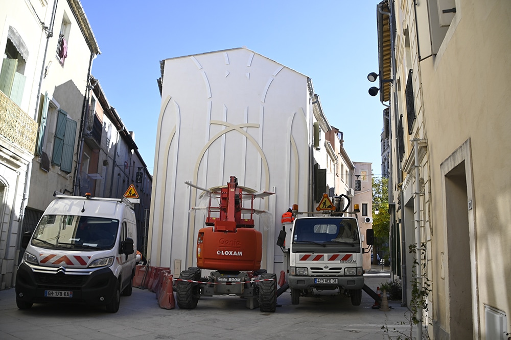 La nouvelle porte d’entrée sur la rue de la Libération se dessine