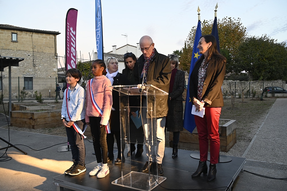 Ecoles : une inauguration pour le travail engagé sur les cours d’écoles