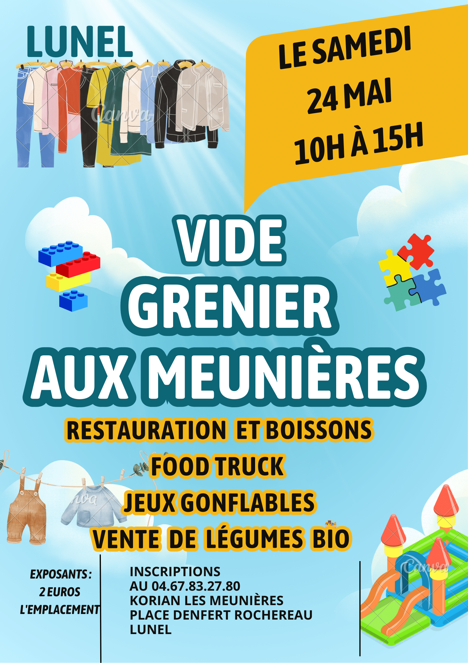 Vide-grenier aux Meunières