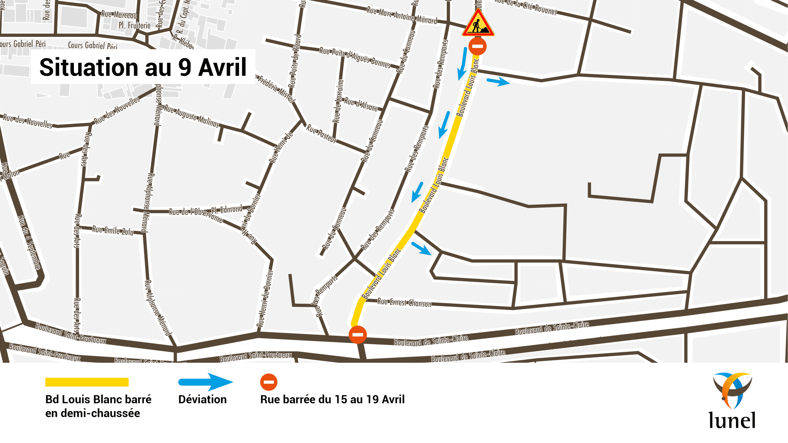 Des travaux de voirie prévus sur le Boulevard Louis Blanc