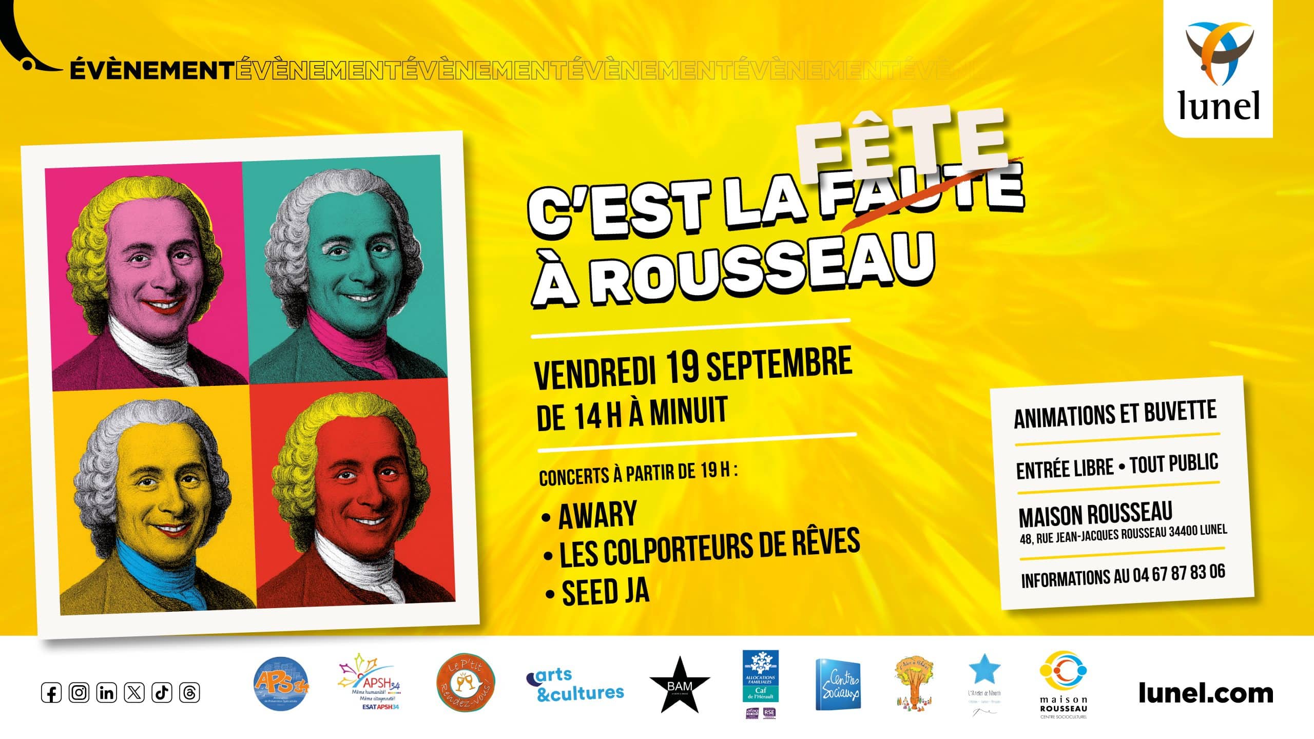 C'est la fête à Rousseau !