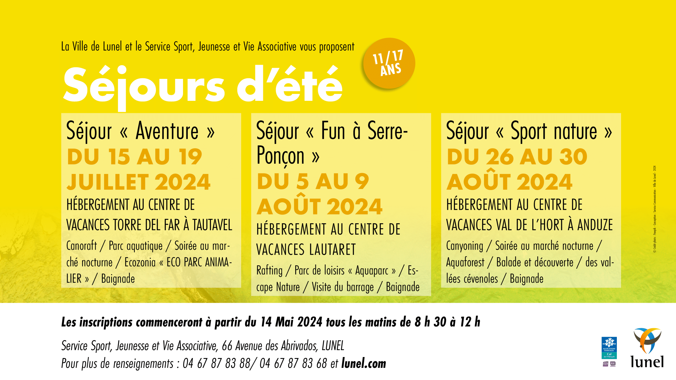 Des séjours pour les ados cet été !