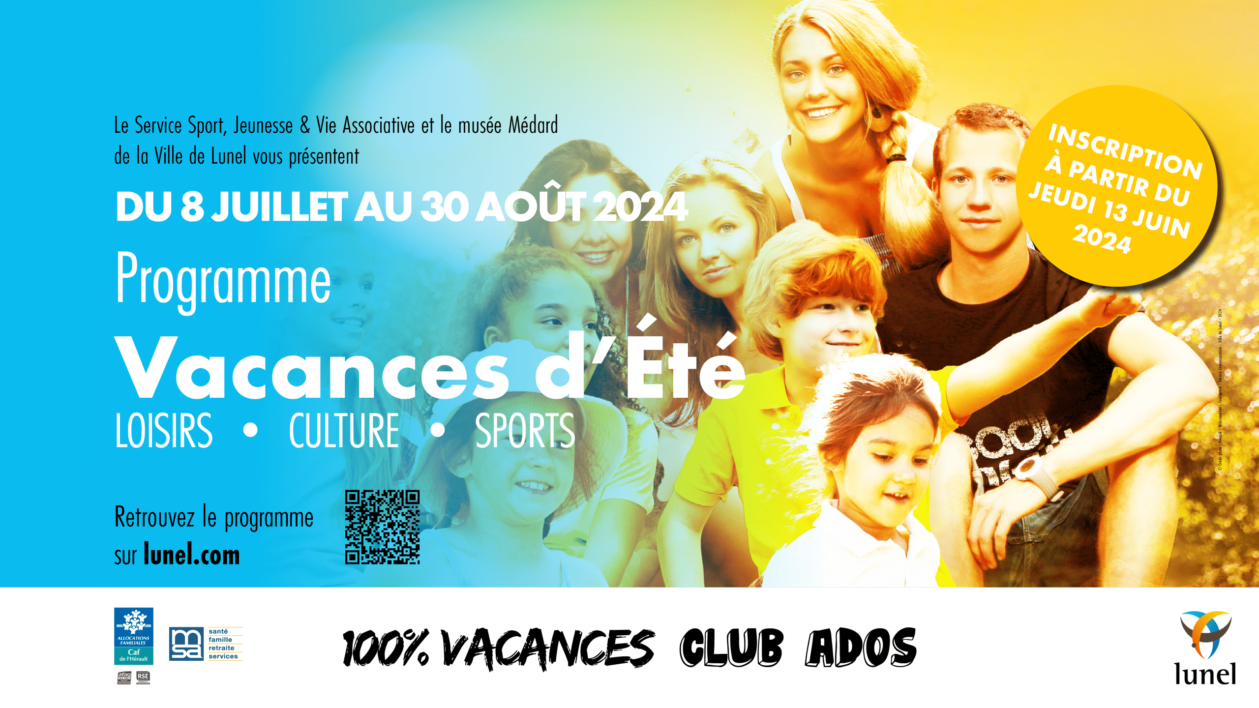 Vacances d’été : le programme !