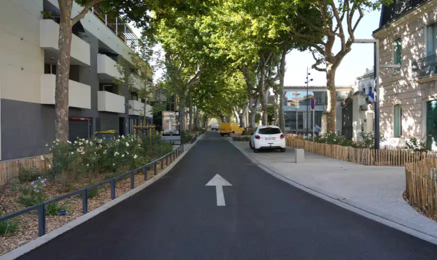 Avenue Victor Hugo : désormais végétalisée et plus sécurisée
