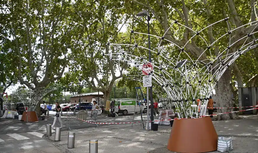 Les allées Baroncelli en cours de sécurisation